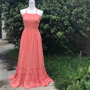 Smocked and Tiered Maxi Dress